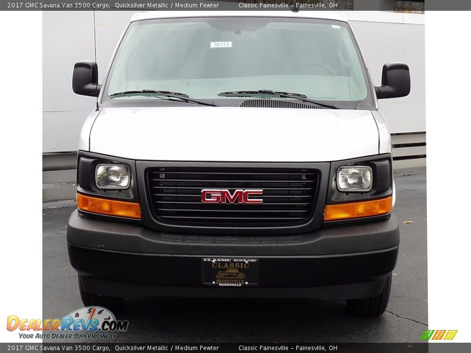 2017 GMC Savana Van 3500 Cargo Quicksilver Metallic / Medium Pewter Photo #4