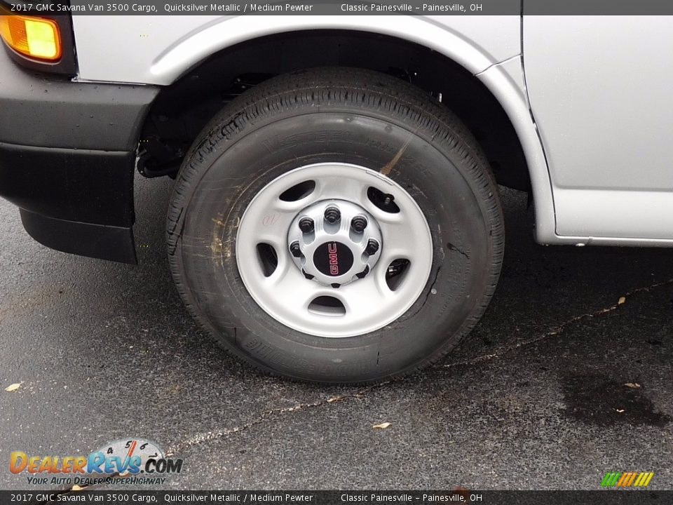 2017 GMC Savana Van 3500 Cargo Quicksilver Metallic / Medium Pewter Photo #5