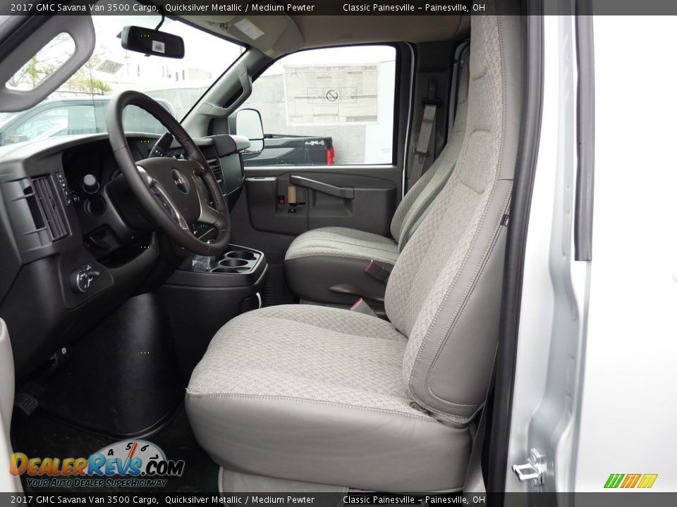 2017 GMC Savana Van 3500 Cargo Quicksilver Metallic / Medium Pewter Photo #6