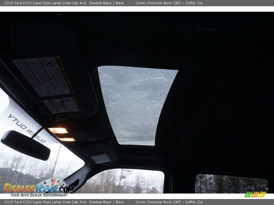 2016 Ford F250 Super Duty Lariat Crew Cab 4x4 Shadow Black / Black Photo #11