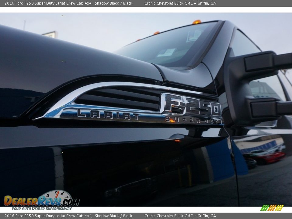 2016 Ford F250 Super Duty Lariat Crew Cab 4x4 Shadow Black / Black Photo #14