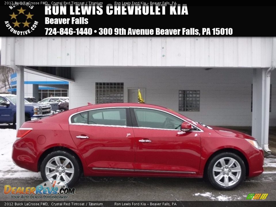 2012 Buick LaCrosse FWD Crystal Red Tintcoat / Titanium Photo #1