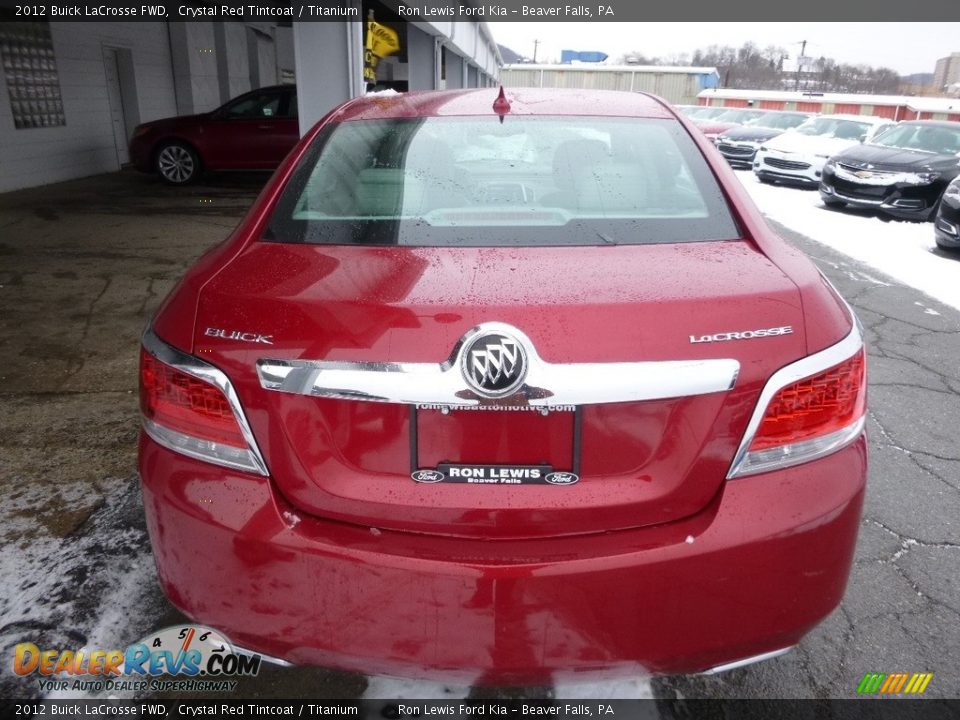 2012 Buick LaCrosse FWD Crystal Red Tintcoat / Titanium Photo #3