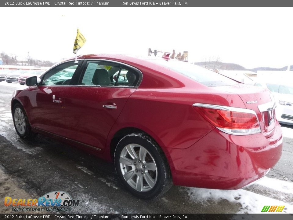 2012 Buick LaCrosse FWD Crystal Red Tintcoat / Titanium Photo #4