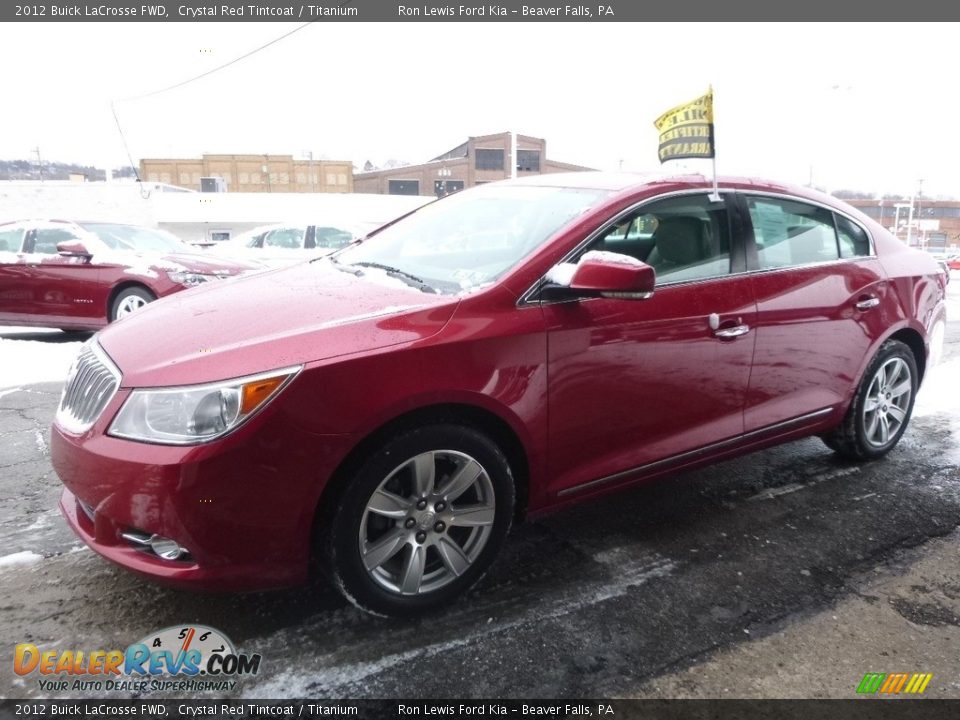 2012 Buick LaCrosse FWD Crystal Red Tintcoat / Titanium Photo #6