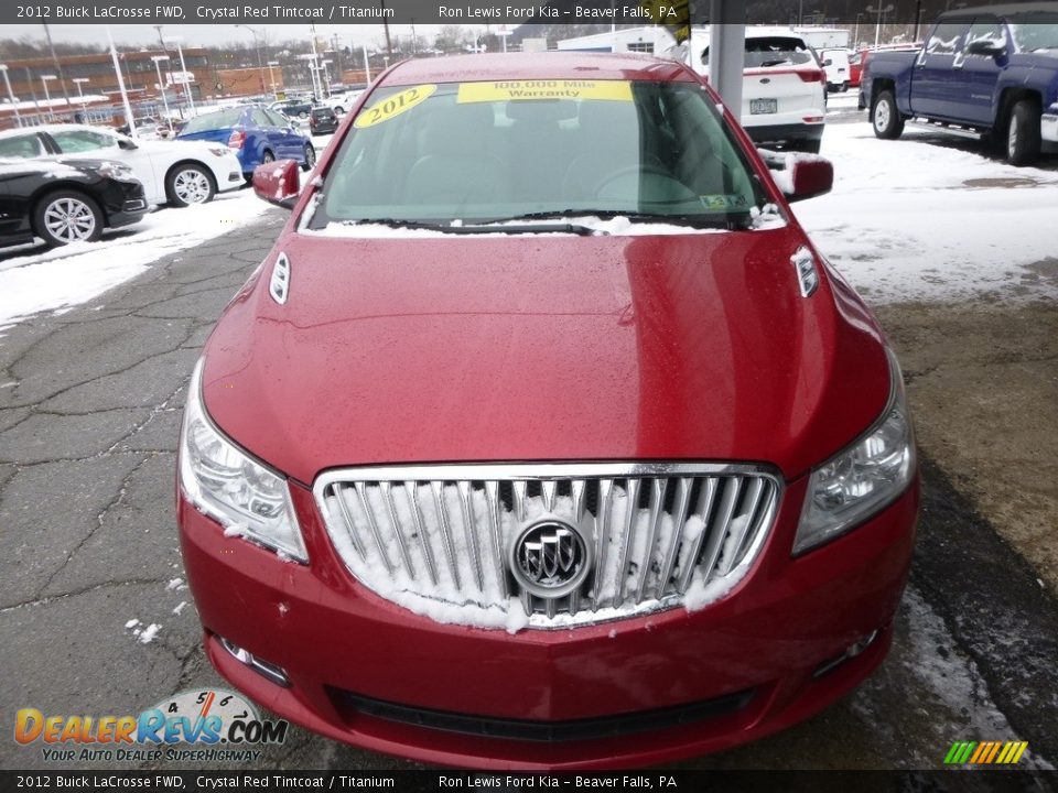 2012 Buick LaCrosse FWD Crystal Red Tintcoat / Titanium Photo #7