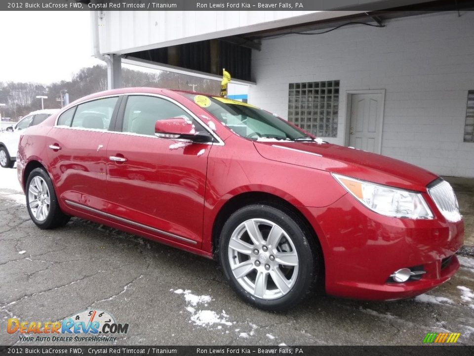 2012 Buick LaCrosse FWD Crystal Red Tintcoat / Titanium Photo #8