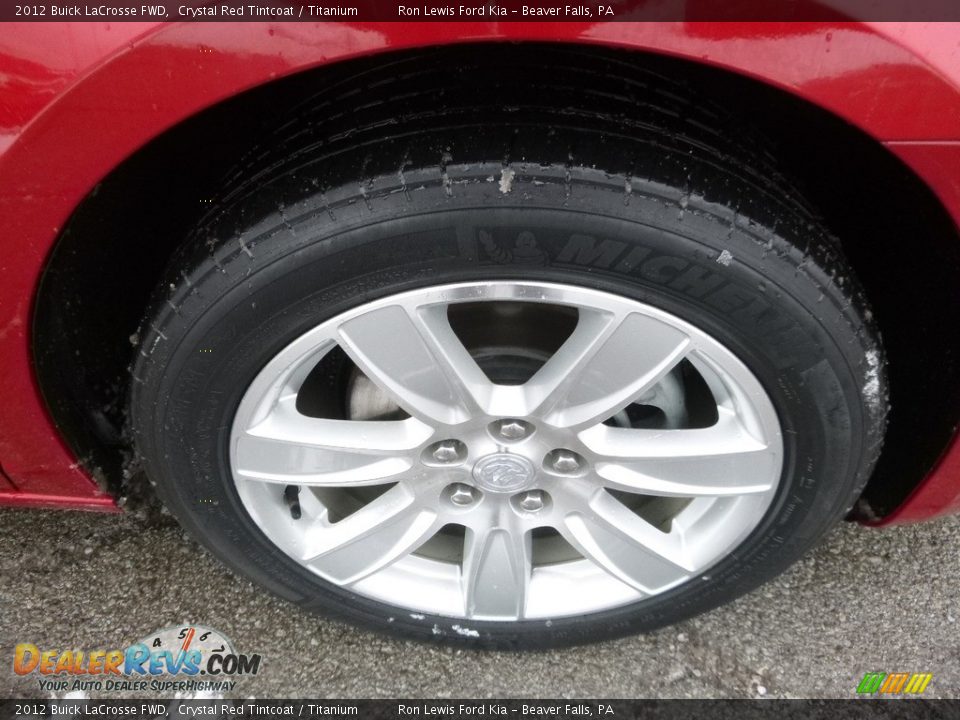 2012 Buick LaCrosse FWD Crystal Red Tintcoat / Titanium Photo #9