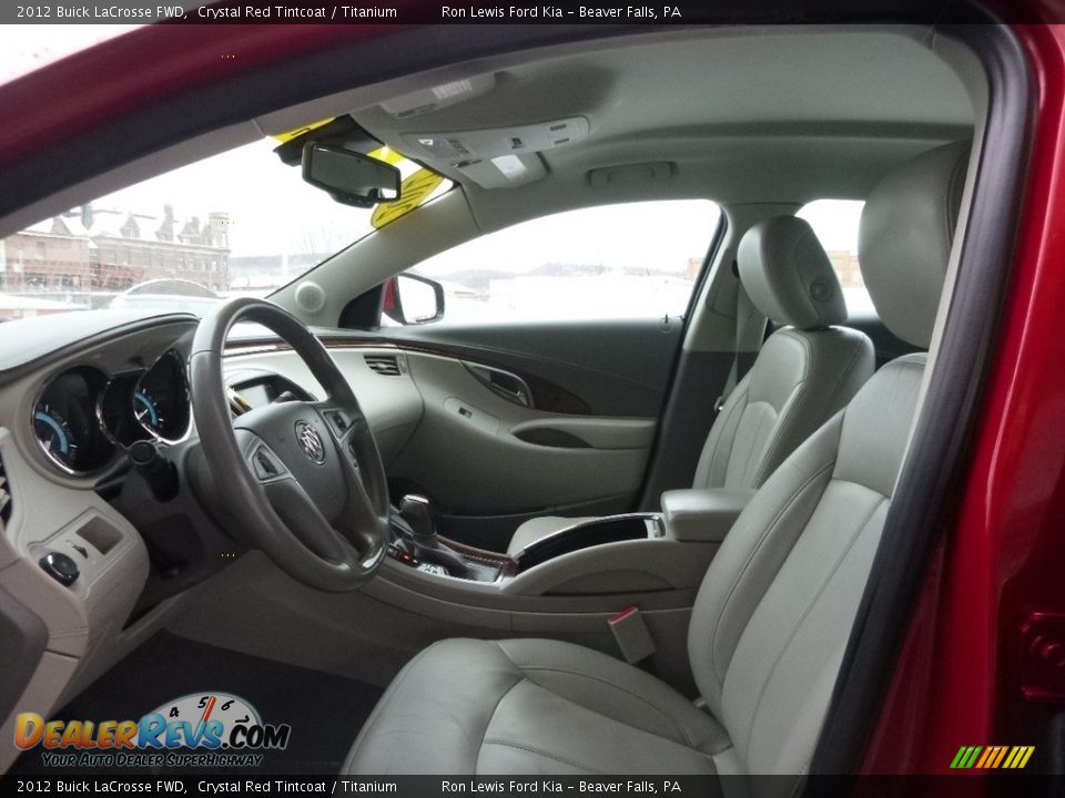 2012 Buick LaCrosse FWD Crystal Red Tintcoat / Titanium Photo #10