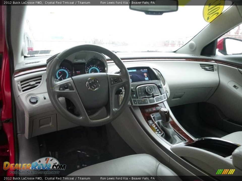 2012 Buick LaCrosse FWD Crystal Red Tintcoat / Titanium Photo #12