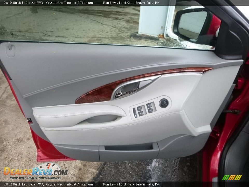 2012 Buick LaCrosse FWD Crystal Red Tintcoat / Titanium Photo #13