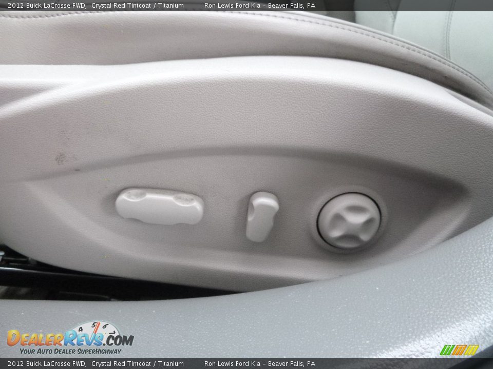 2012 Buick LaCrosse FWD Crystal Red Tintcoat / Titanium Photo #14