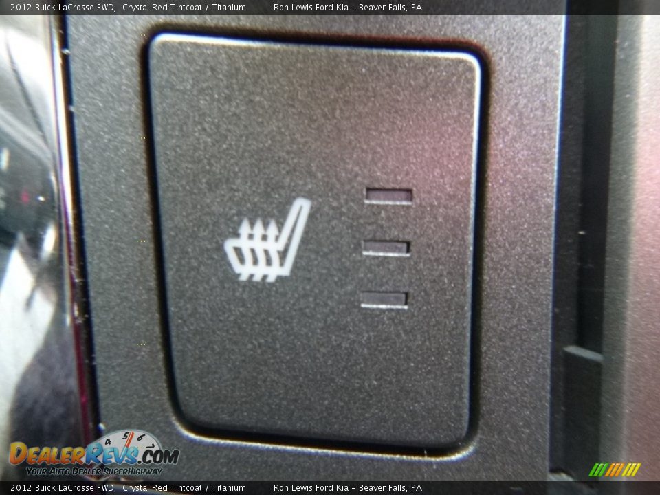2012 Buick LaCrosse FWD Crystal Red Tintcoat / Titanium Photo #18
