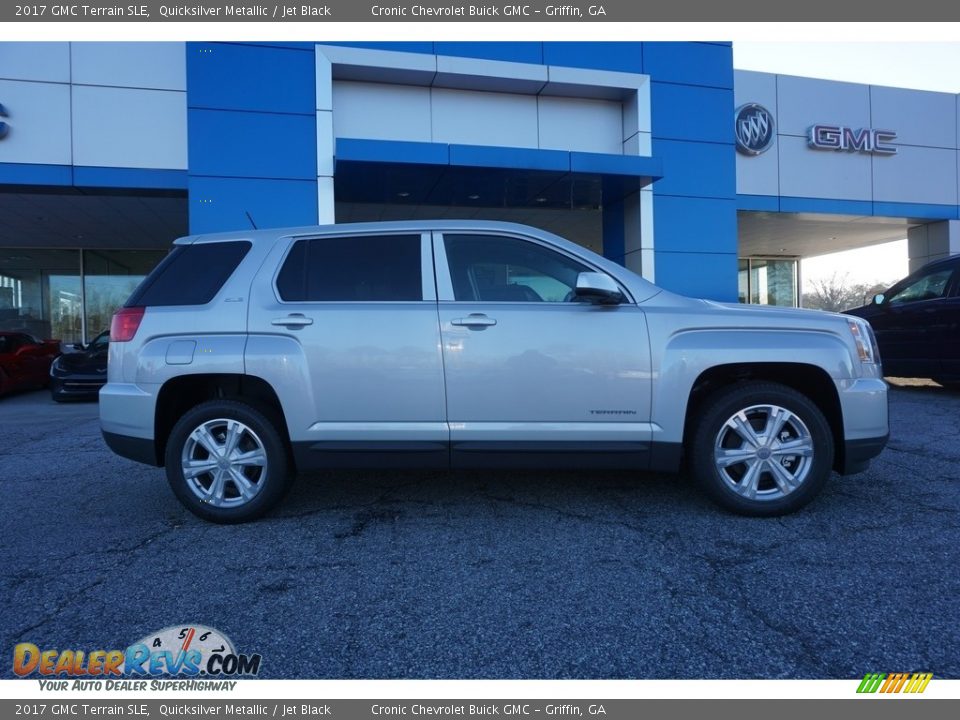 2017 GMC Terrain SLE Quicksilver Metallic / Jet Black Photo #8