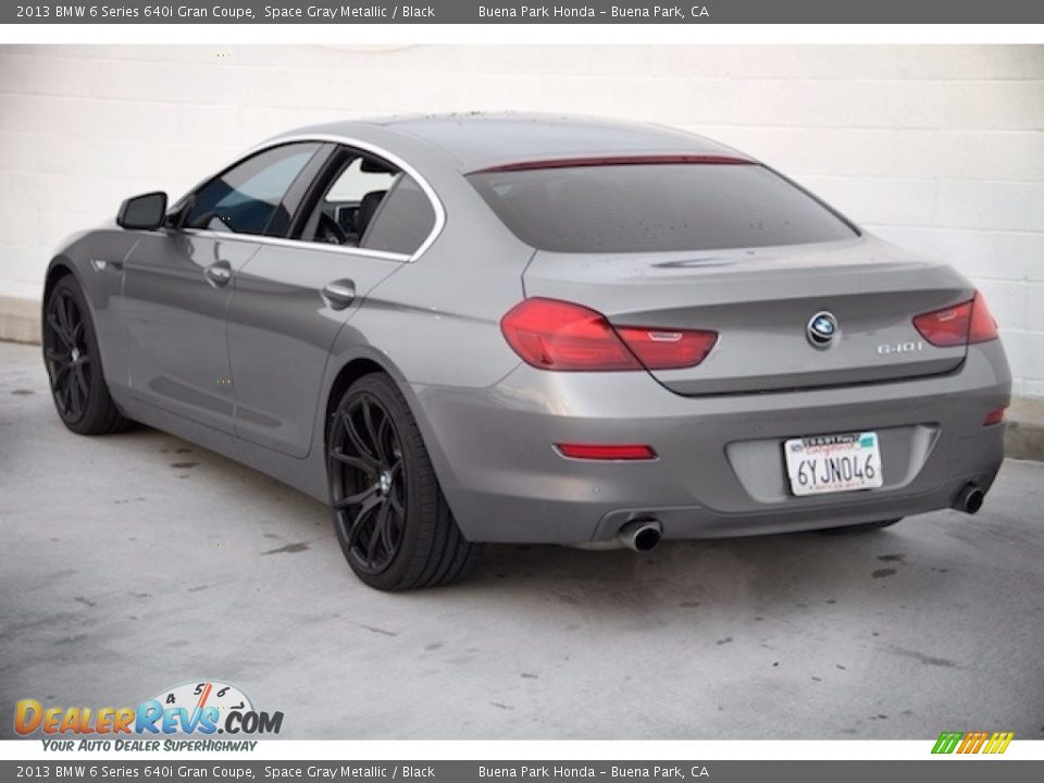 2013 BMW 6 Series 640i Gran Coupe Space Gray Metallic / Black Photo #2