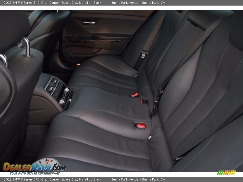 2013 BMW 6 Series 640i Gran Coupe Space Gray Metallic / Black Photo #4