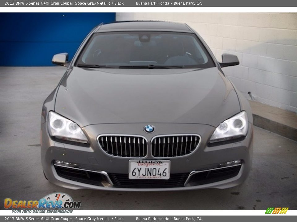 2013 BMW 6 Series 640i Gran Coupe Space Gray Metallic / Black Photo #7