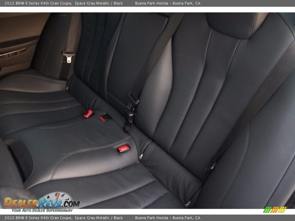 2013 BMW 6 Series 640i Gran Coupe Space Gray Metallic / Black Photo #17