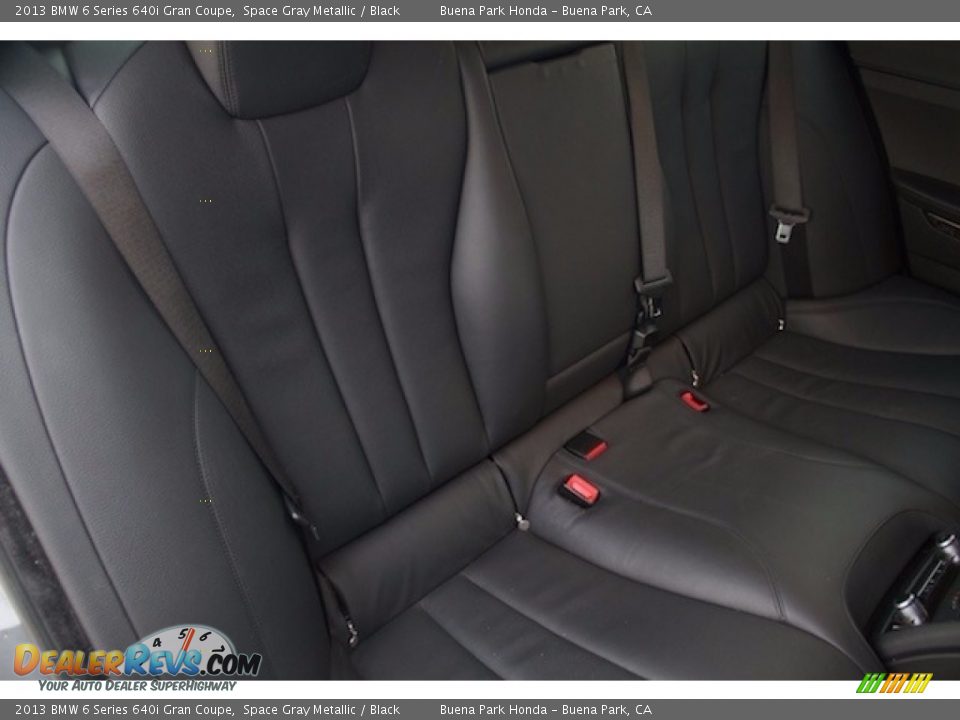 2013 BMW 6 Series 640i Gran Coupe Space Gray Metallic / Black Photo #19