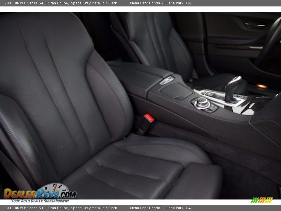 2013 BMW 6 Series 640i Gran Coupe Space Gray Metallic / Black Photo #21