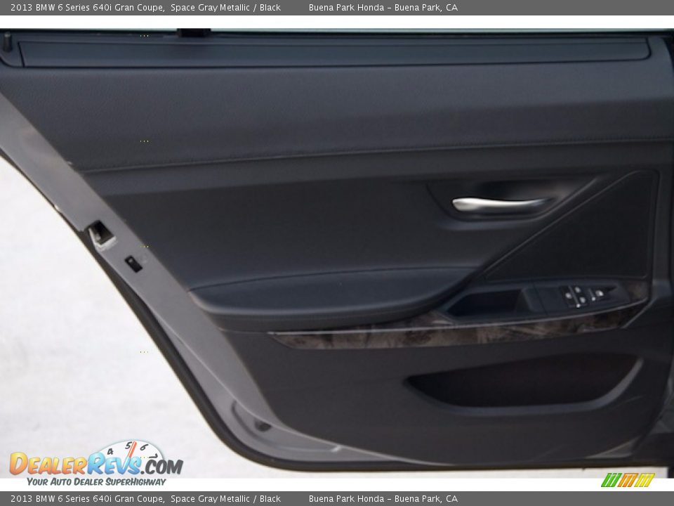 2013 BMW 6 Series 640i Gran Coupe Space Gray Metallic / Black Photo #23