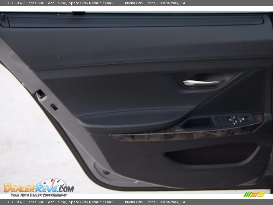 2013 BMW 6 Series 640i Gran Coupe Space Gray Metallic / Black Photo #23