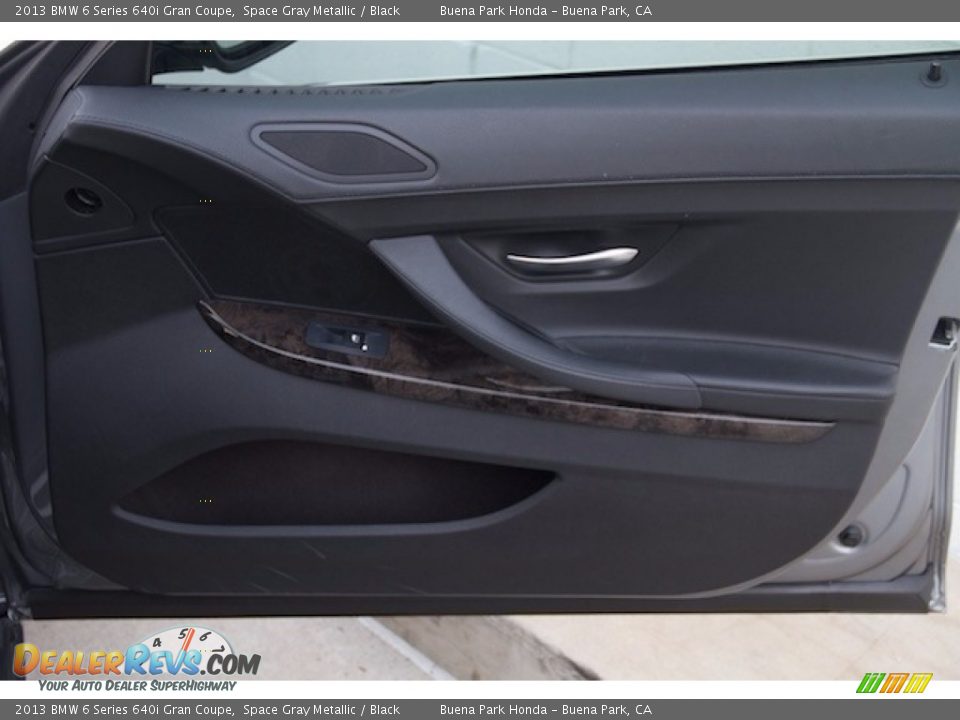 2013 BMW 6 Series 640i Gran Coupe Space Gray Metallic / Black Photo #25