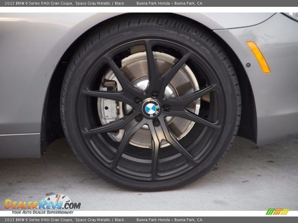 2013 BMW 6 Series 640i Gran Coupe Space Gray Metallic / Black Photo #29