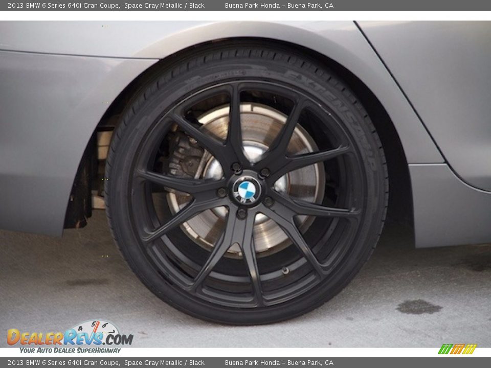 2013 BMW 6 Series 640i Gran Coupe Space Gray Metallic / Black Photo #30