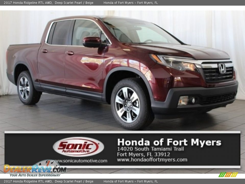Front 3/4 View of 2017 Honda Ridgeline RTL AWD Photo #1