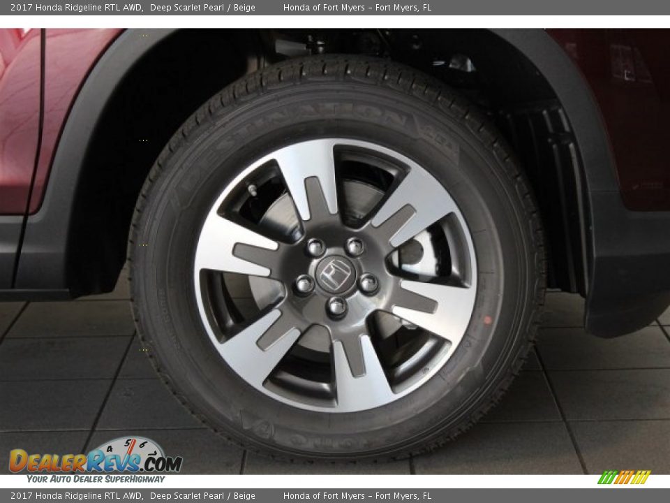 2017 Honda Ridgeline RTL AWD Wheel Photo #2