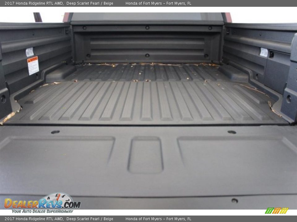 2017 Honda Ridgeline RTL AWD Trunk Photo #27