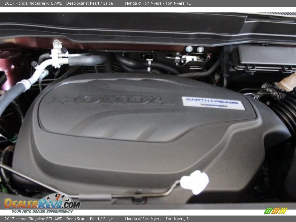 2017 Honda Ridgeline RTL AWD 3.5 Liter VCM 24-Valve SOHC i-VTEC V6 Engine Photo #29