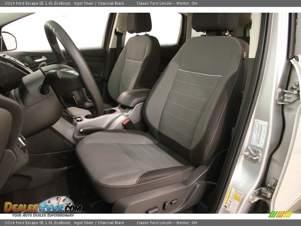 2014 Ford Escape SE 1.6L EcoBoost Ingot Silver / Charcoal Black Photo #5