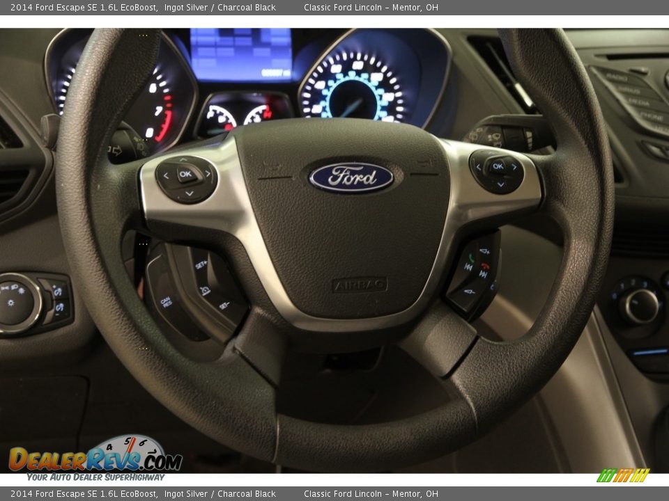 2014 Ford Escape SE 1.6L EcoBoost Ingot Silver / Charcoal Black Photo #6