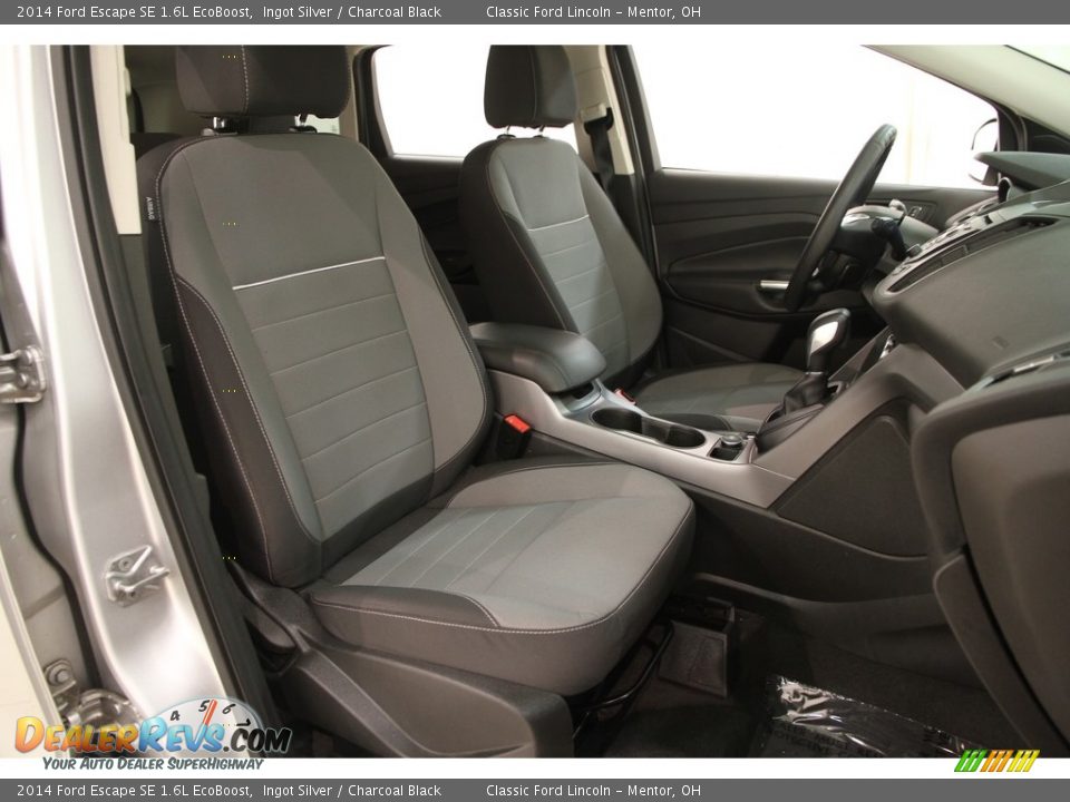 2014 Ford Escape SE 1.6L EcoBoost Ingot Silver / Charcoal Black Photo #12