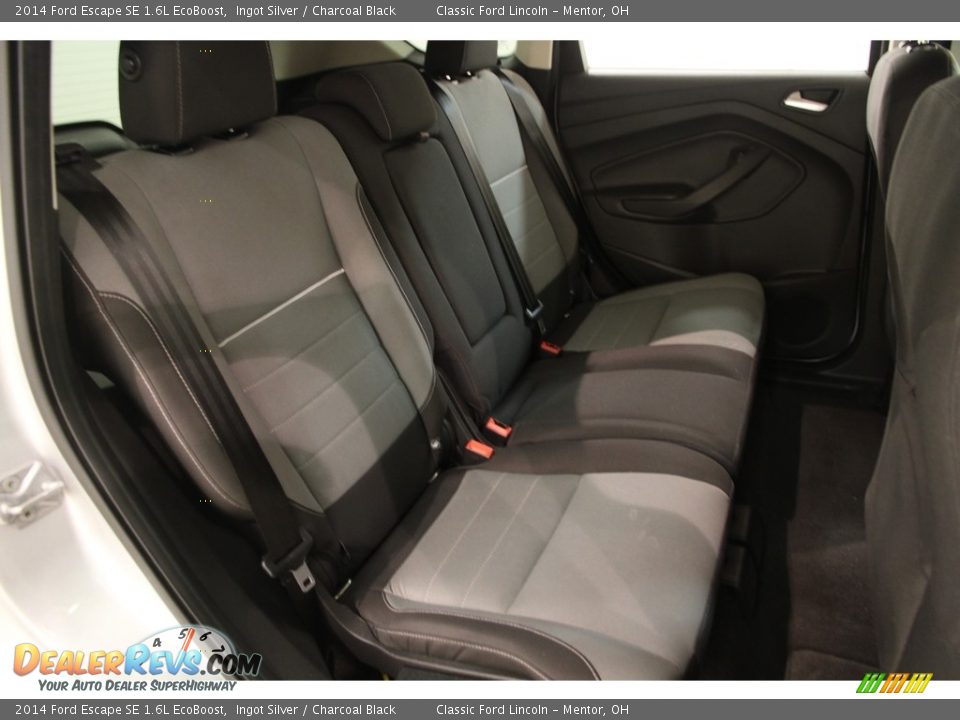 2014 Ford Escape SE 1.6L EcoBoost Ingot Silver / Charcoal Black Photo #13