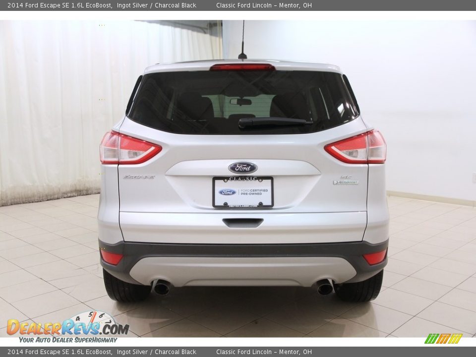 2014 Ford Escape SE 1.6L EcoBoost Ingot Silver / Charcoal Black Photo #15