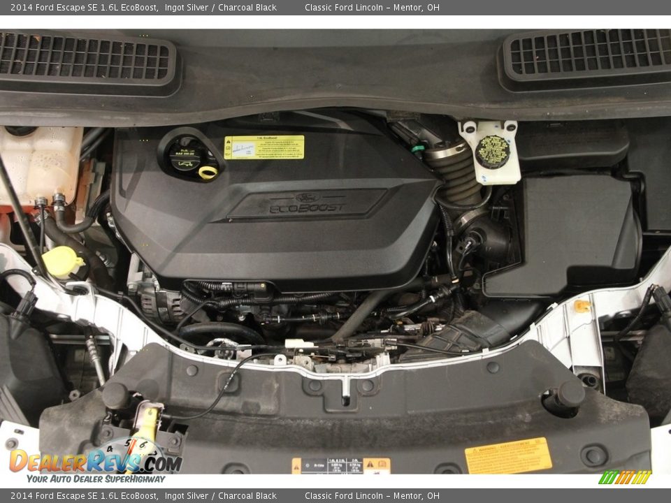 2014 Ford Escape SE 1.6L EcoBoost Ingot Silver / Charcoal Black Photo #16
