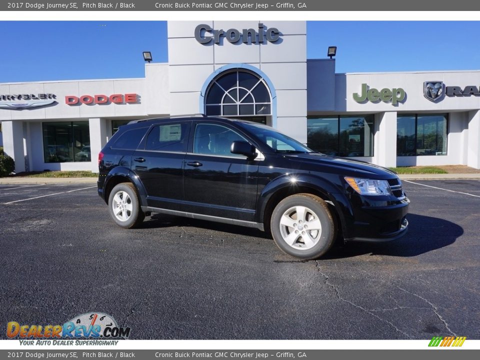 2017 Dodge Journey SE Pitch Black / Black Photo #1