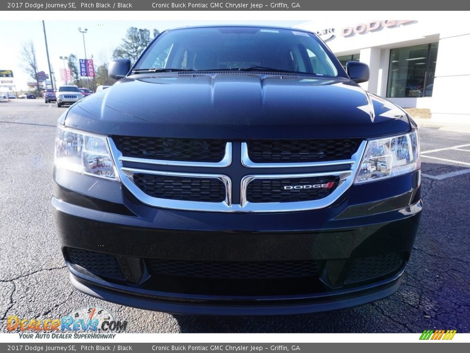 2017 Dodge Journey SE Pitch Black / Black Photo #2