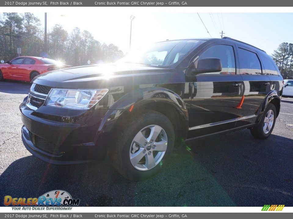 2017 Dodge Journey SE Pitch Black / Black Photo #3