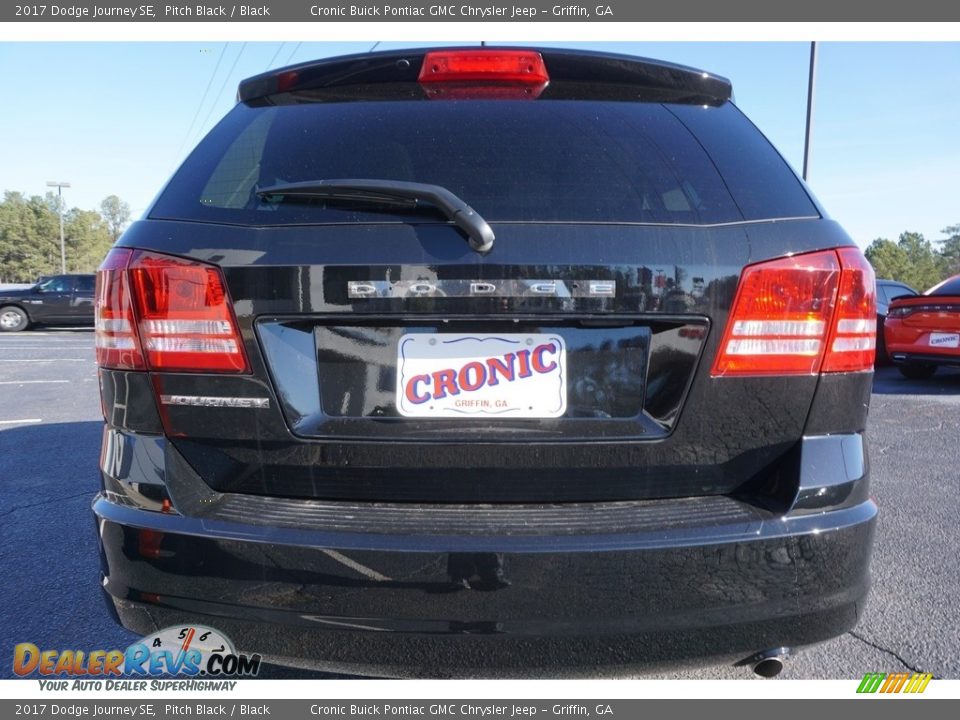 2017 Dodge Journey SE Pitch Black / Black Photo #6