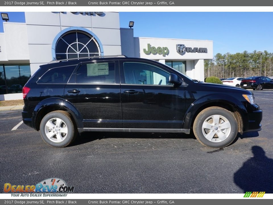 2017 Dodge Journey SE Pitch Black / Black Photo #7