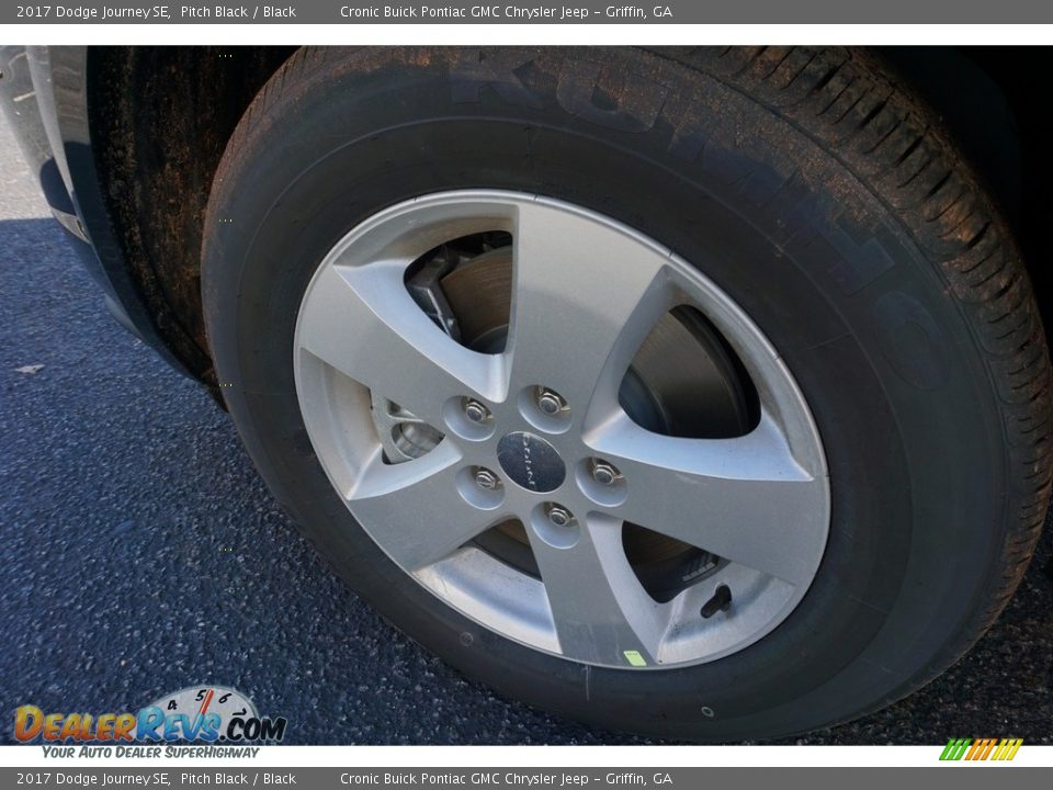 2017 Dodge Journey SE Pitch Black / Black Photo #11