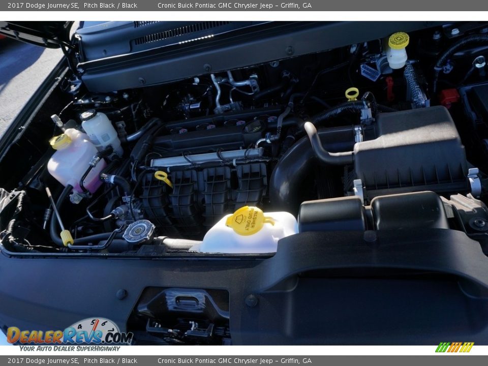 2017 Dodge Journey SE Pitch Black / Black Photo #12