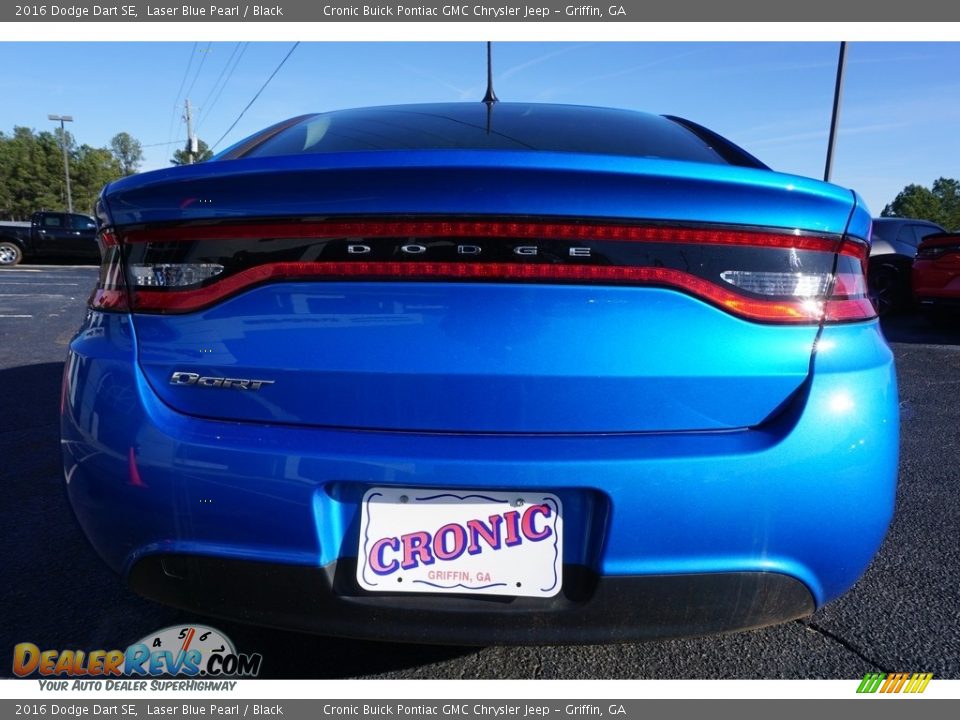 2016 Dodge Dart SE Laser Blue Pearl / Black Photo #6