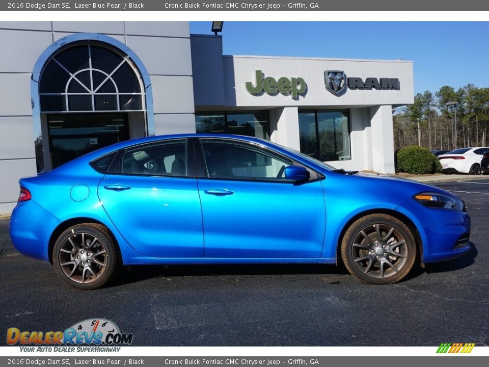 2016 Dodge Dart SE Laser Blue Pearl / Black Photo #7