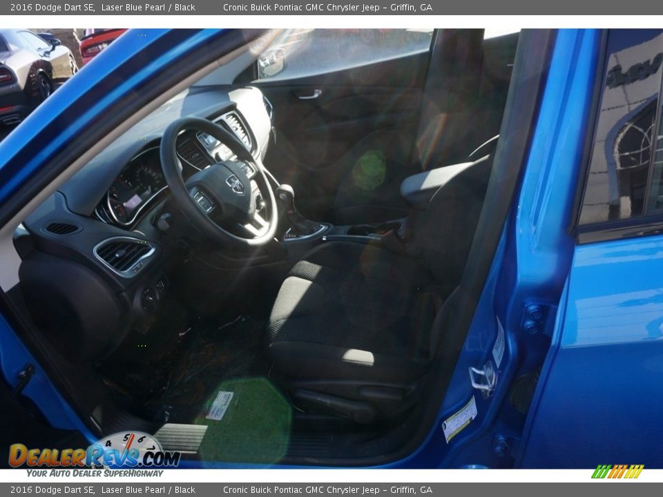 2016 Dodge Dart SE Laser Blue Pearl / Black Photo #8