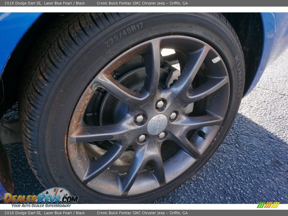 2016 Dodge Dart SE Laser Blue Pearl / Black Photo #11